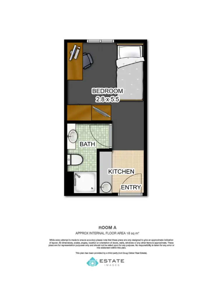 Floorplan of Homely unit listing, 507/104 Margaret Street, Brisbane QLD 4000