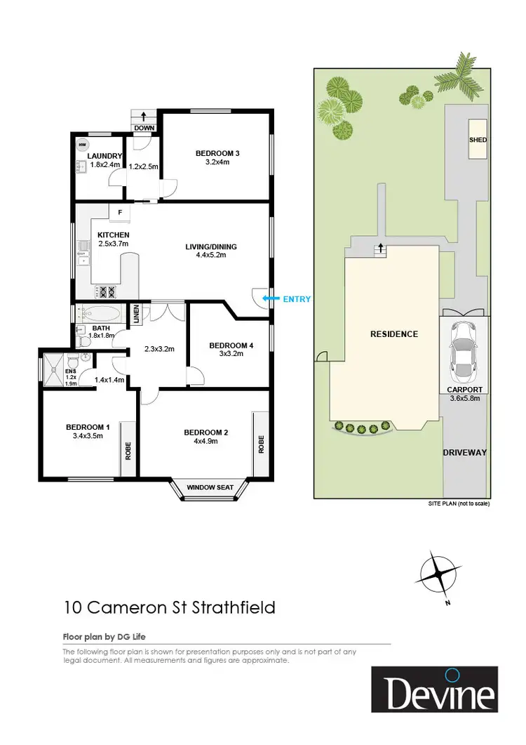Floorplan of Homely house listing, 10 Cameron Street, Strathfield NSW 2135