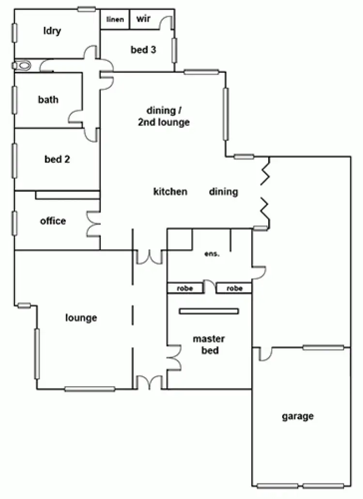 Floorplan of Homely house listing, 30 Drummond Street, Horsham VIC 3400