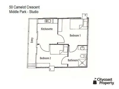 Floorplan of Homely house listing, 50 Camelot Crescent, Middle Park QLD 4074