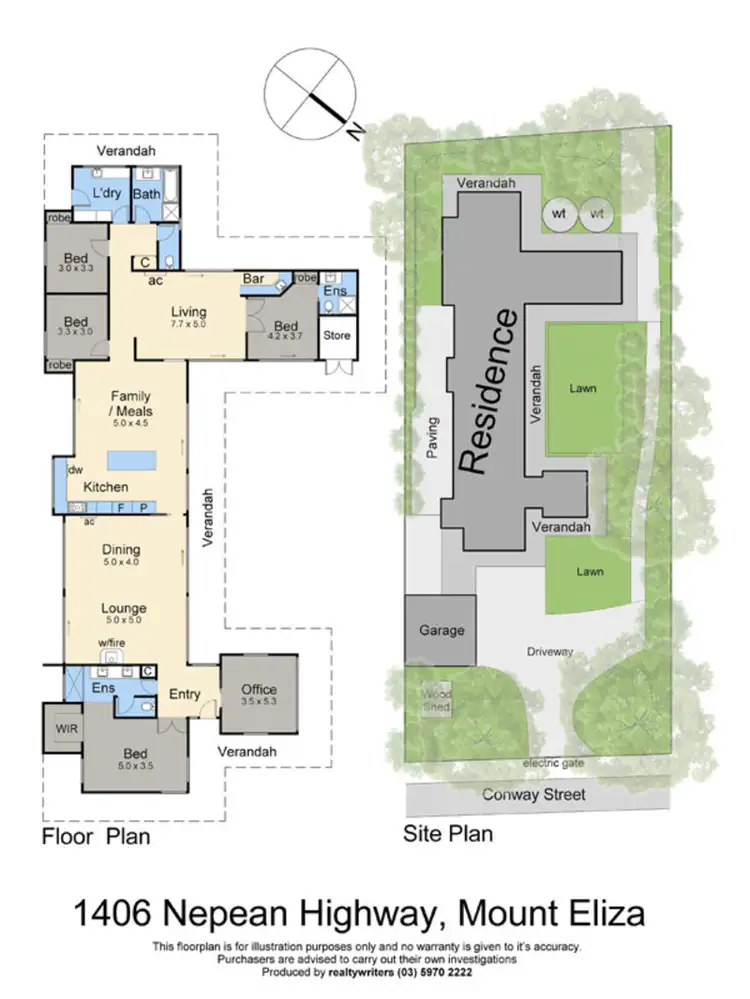 Floorplan of Homely house listing, 1406 Nepean Highway, Mount Eliza VIC 3930