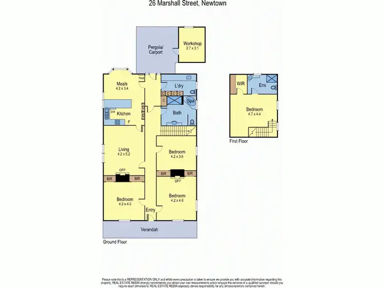 Floorplan of Homely house listing, 26 Marshall Street, Newtown VIC 3220