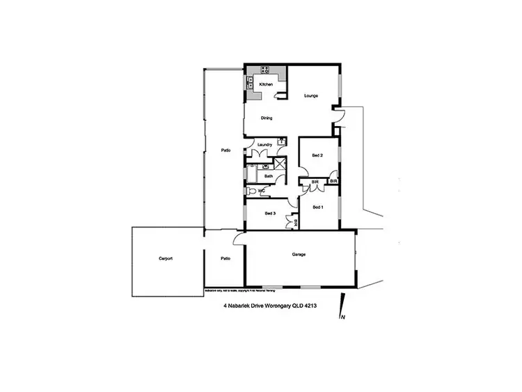 Floorplan of Homely house listing, 4 Nabarlek Drive, Worongary QLD 4213
