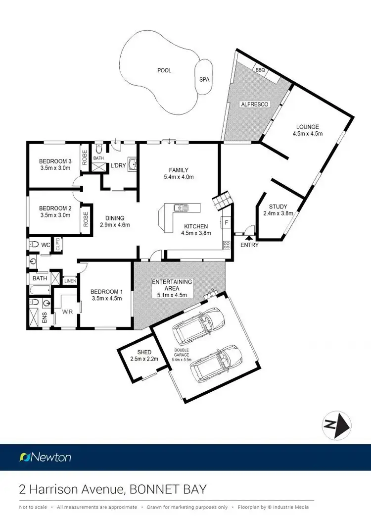 Floorplan of Homely house listing, 2 Harrison Avenue, Bonnet Bay NSW 2226