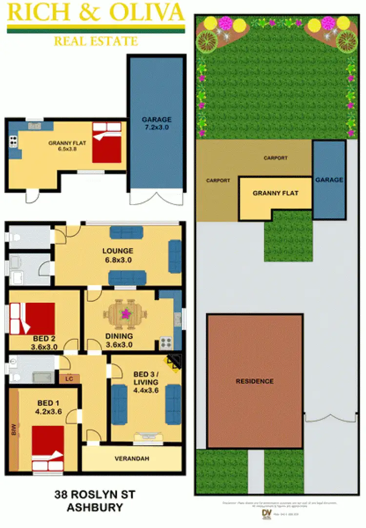 Floorplan of Homely house listing, 38 Roslyn Street, Ashbury NSW 2193