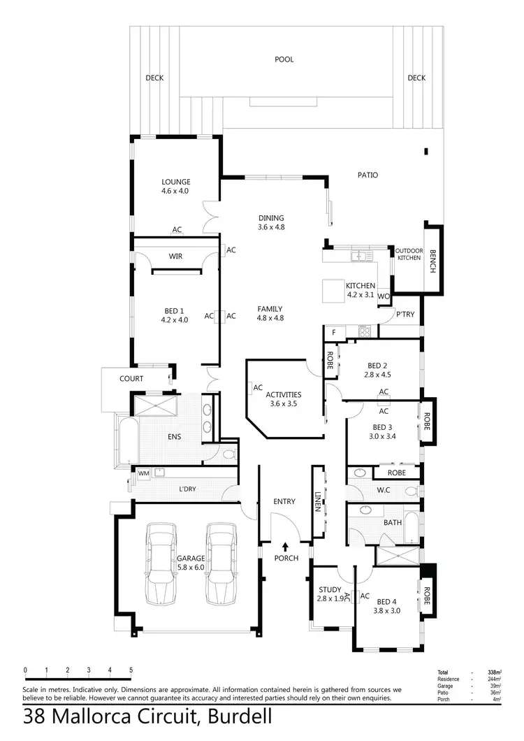 Floorplan of Homely house listing, 38 Mallorca Circuit, Burdell QLD 4818