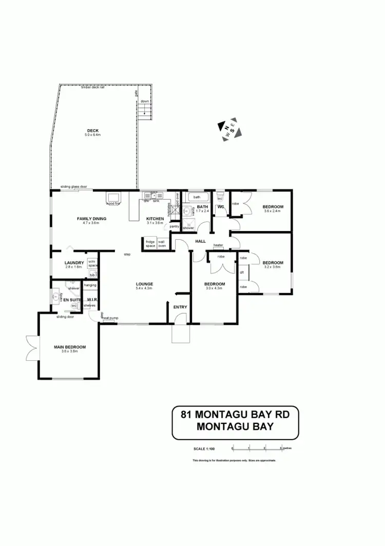 Floorplan of Homely house listing, 81 Montagu Bay Road, Montagu Bay TAS 7018