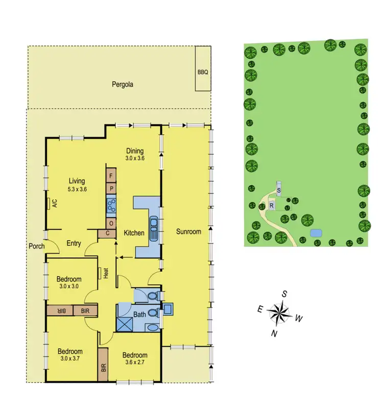 Floorplan of Homely rural property listing, 1395 Cape Otway Road, Modewarre VIC 3240