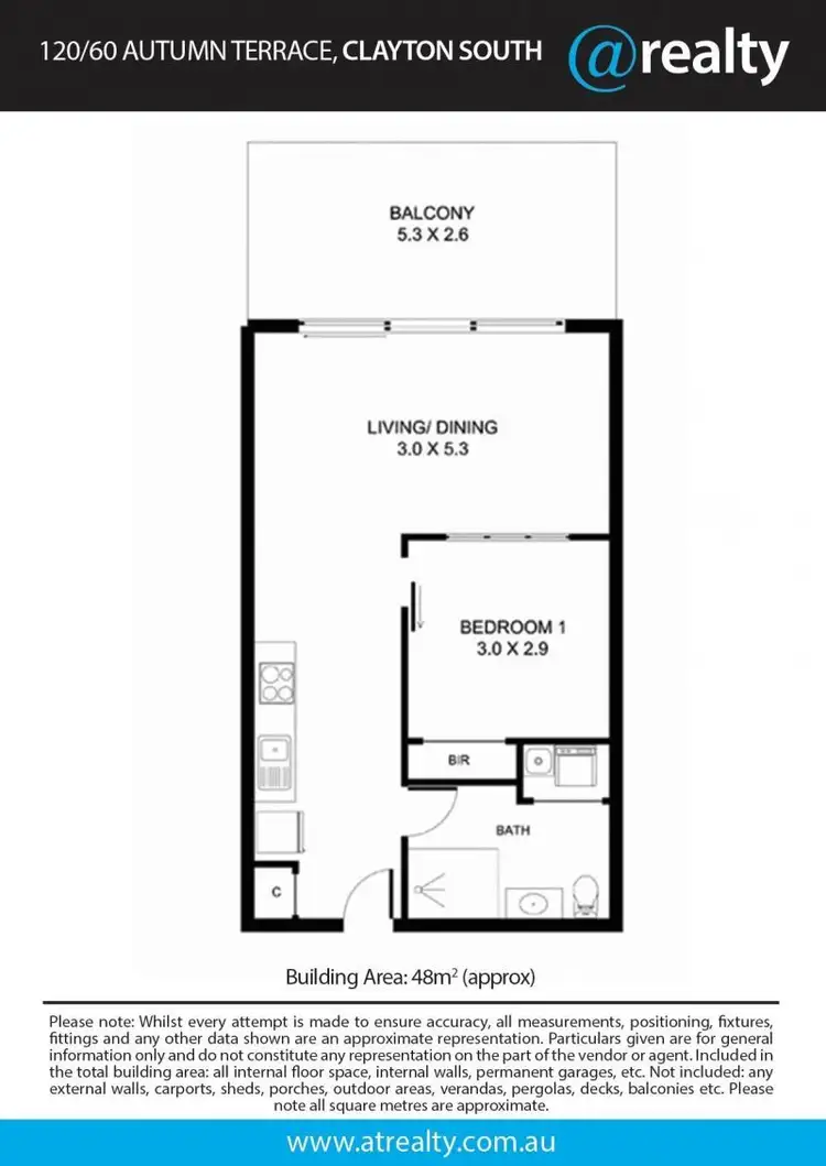 Floorplan of Homely apartment listing, 120/60 Autumn Terrace, Clayton South VIC 3169