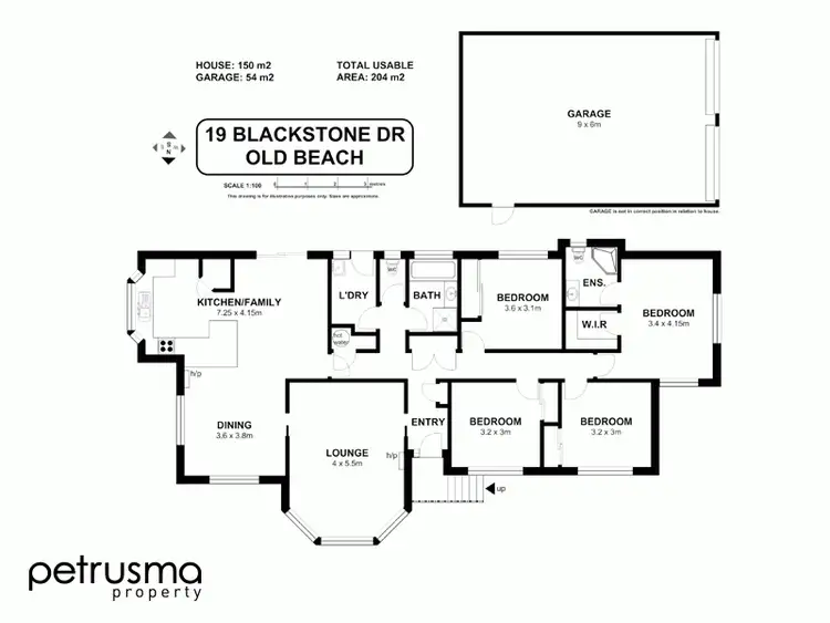 Floorplan of Homely house listing, 19 Blackstone Drive, Old Beach TAS 7017