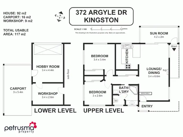 Floorplan of Homely house listing, 372 Argyle Drive, Kingston TAS 7050