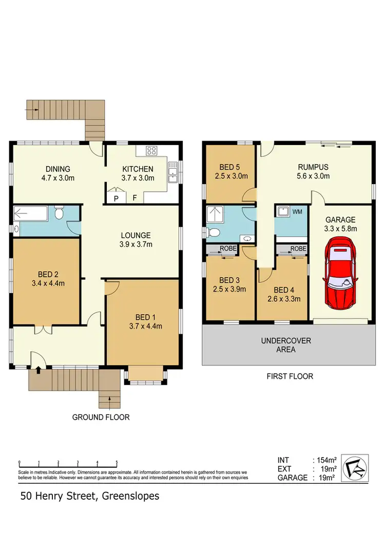 Floorplan of Homely house listing, 50 Henry Street, Greenslopes QLD 4120