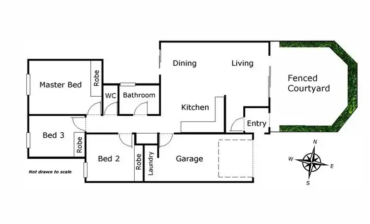Floorplan of Homely townhouse listing, 15/18 Constance Stone Street, Macgregor ACT 2615
