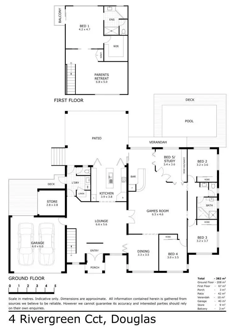 Floorplan of Homely house listing, 4 Rivergreen Circuit, Douglas QLD 4814