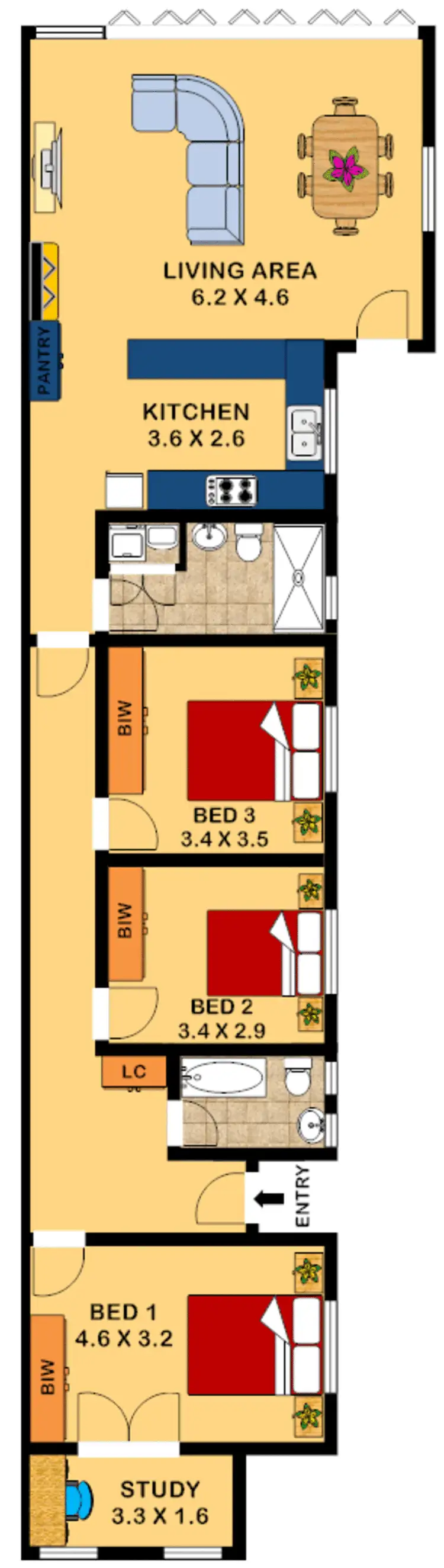Floorplan of Homely house listing, 11 Seymour Street, Croydon Park NSW 2133