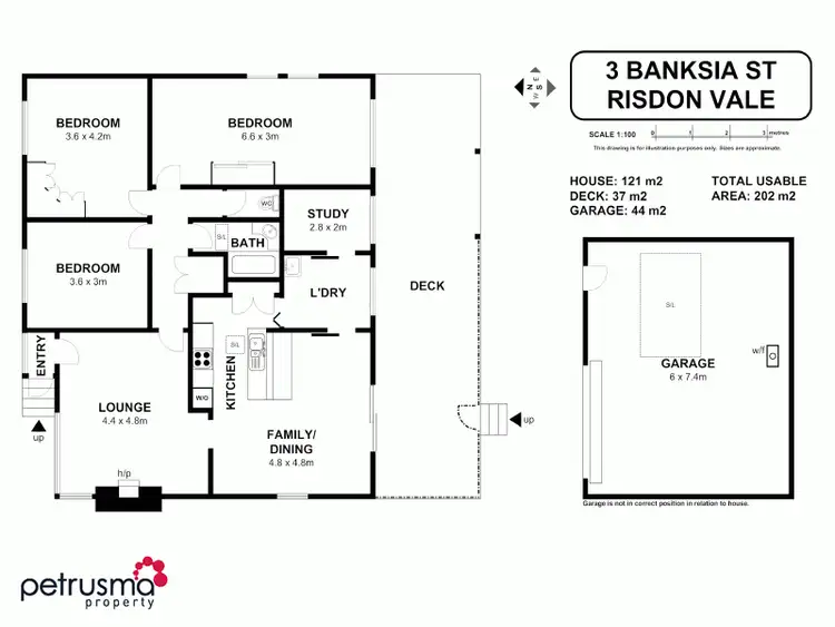 Floorplan of Homely house listing, 3 Banksia Street, Risdon Vale TAS 7016