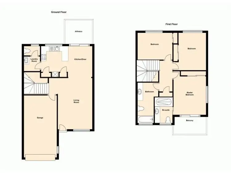 Floorplan of Homely townhouse listing, 59/11 Penny, Algester QLD 4115