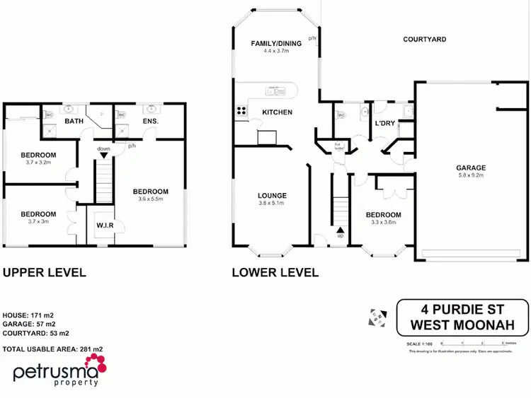 Floorplan of Homely house listing, 4 Purdie Street, West Moonah TAS 7009