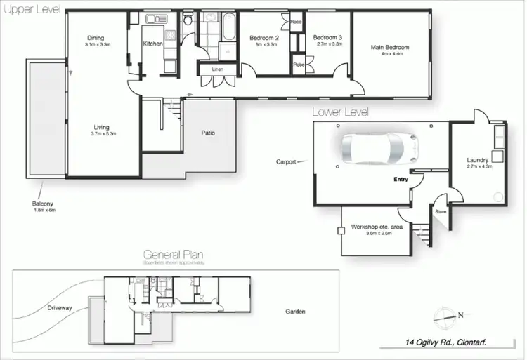 Floorplan of Homely house listing, 14 Ogilvy Road, Clontarf NSW 2093