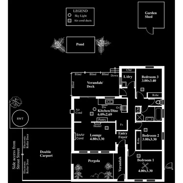 Floorplan of Homely house listing, 13 Wigham Road, Aldinga Beach SA 5173