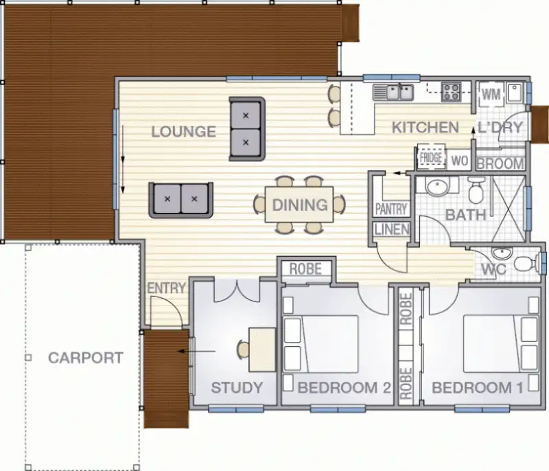 Floorplan of Homely house listing, 24/71-81 Lions Drive, Mudgee NSW 2850