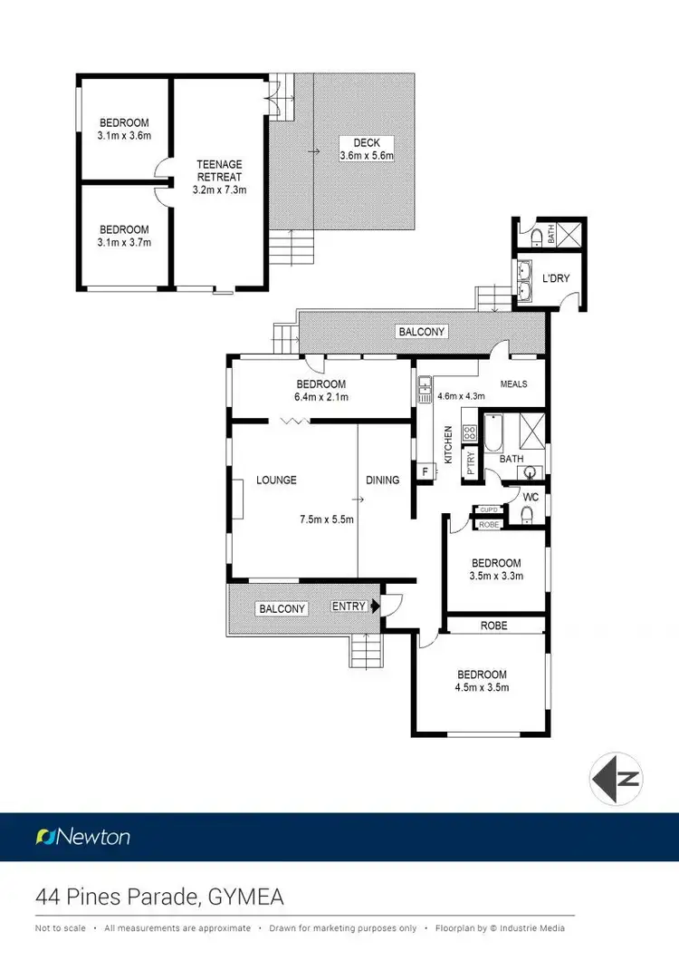 Floorplan of Homely house listing, 44 Pines Parade, Gymea NSW 2227