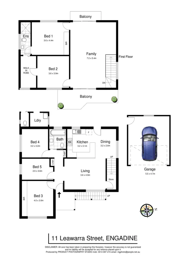 Floorplan of Homely house listing, 11 Leawarra Street, Engadine NSW 2233