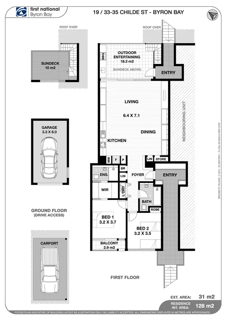 Floorplan of Homely unit listing, 19/33-35 Childe Street, Byron Bay NSW 2481