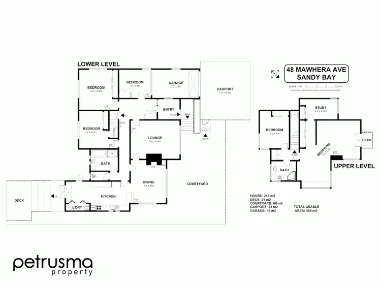 Floorplan of Homely house listing, 48 Mawhera Avenue, Sandy Bay TAS 7005