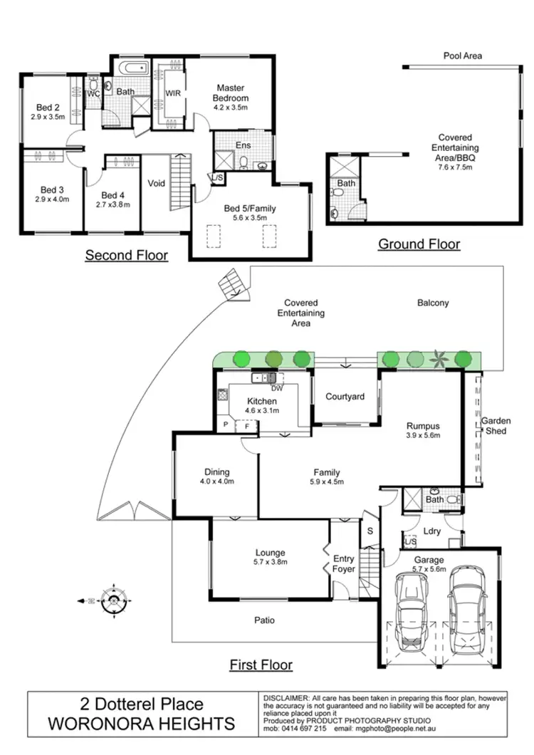 Floorplan of Homely house listing, 2 Dotterel Place, Woronora Heights NSW 2233