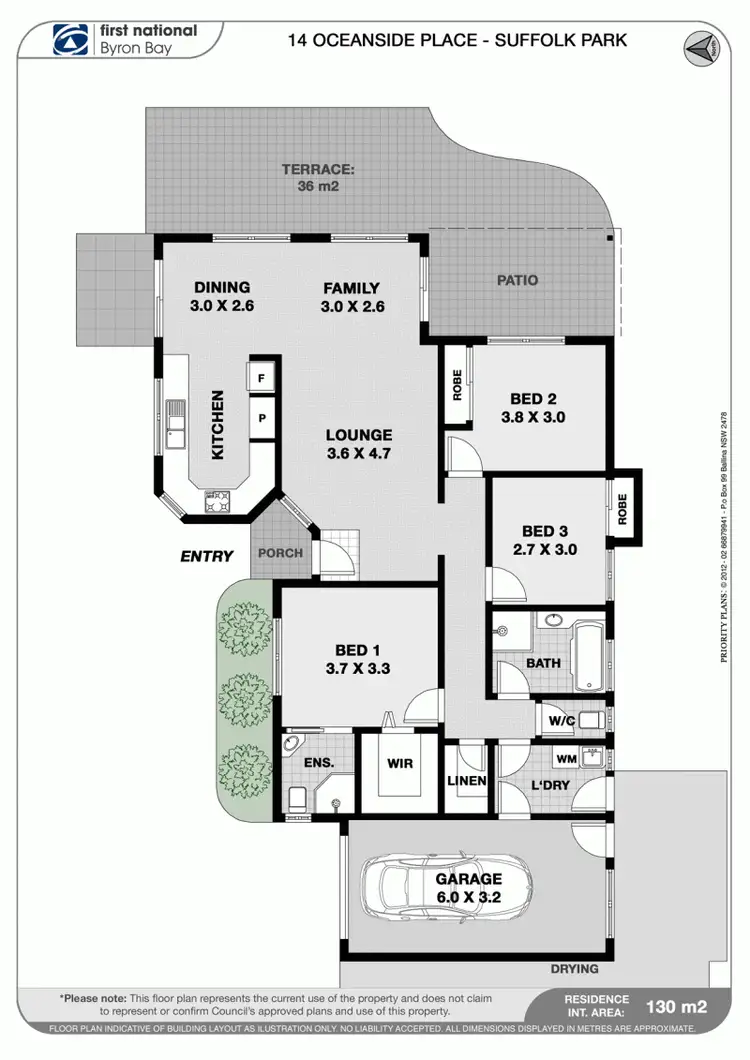 Floorplan of Homely house listing, 14 Oceanside Place, Suffolk Park NSW 2481