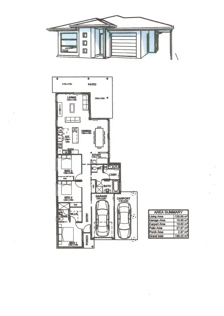 Floorplan of Homely house listing, 8 O'Doherty Circuit, Nudgee QLD 4014