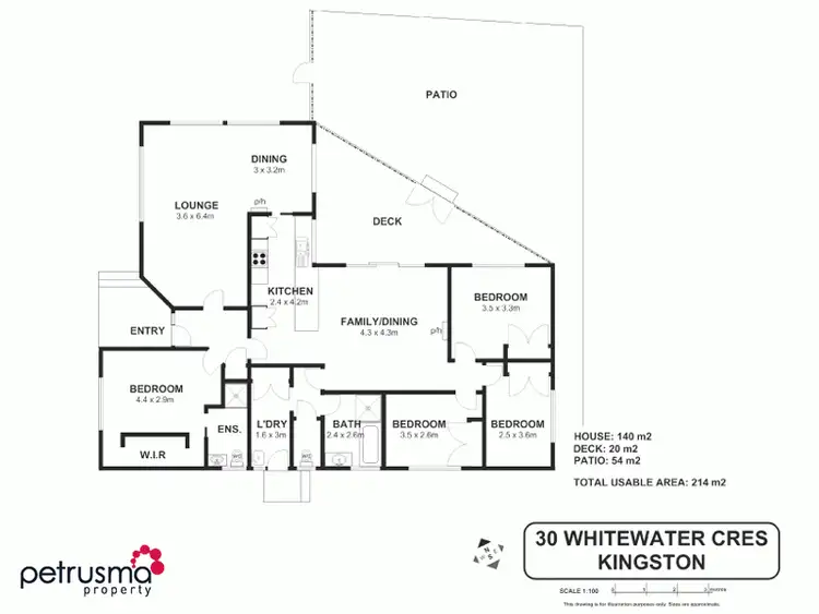 Floorplan of Homely house listing, 30 Whitewater Crescent, Kingston TAS 7050