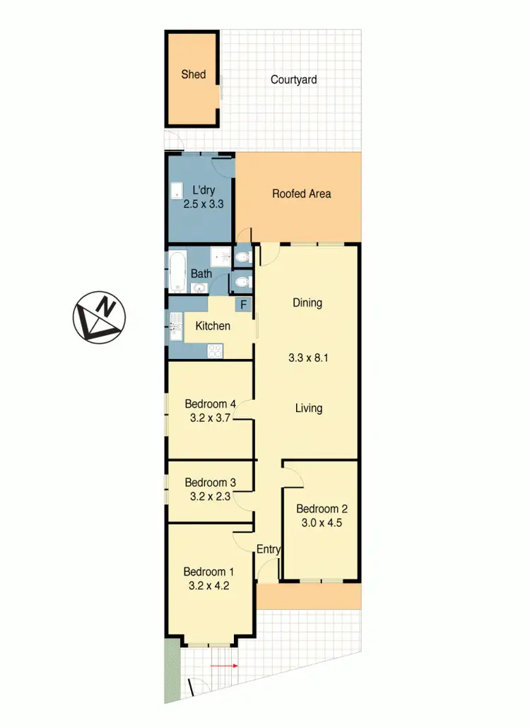 Floorplan of Homely house listing, 26 Griffiths St, Tempe NSW 2044
