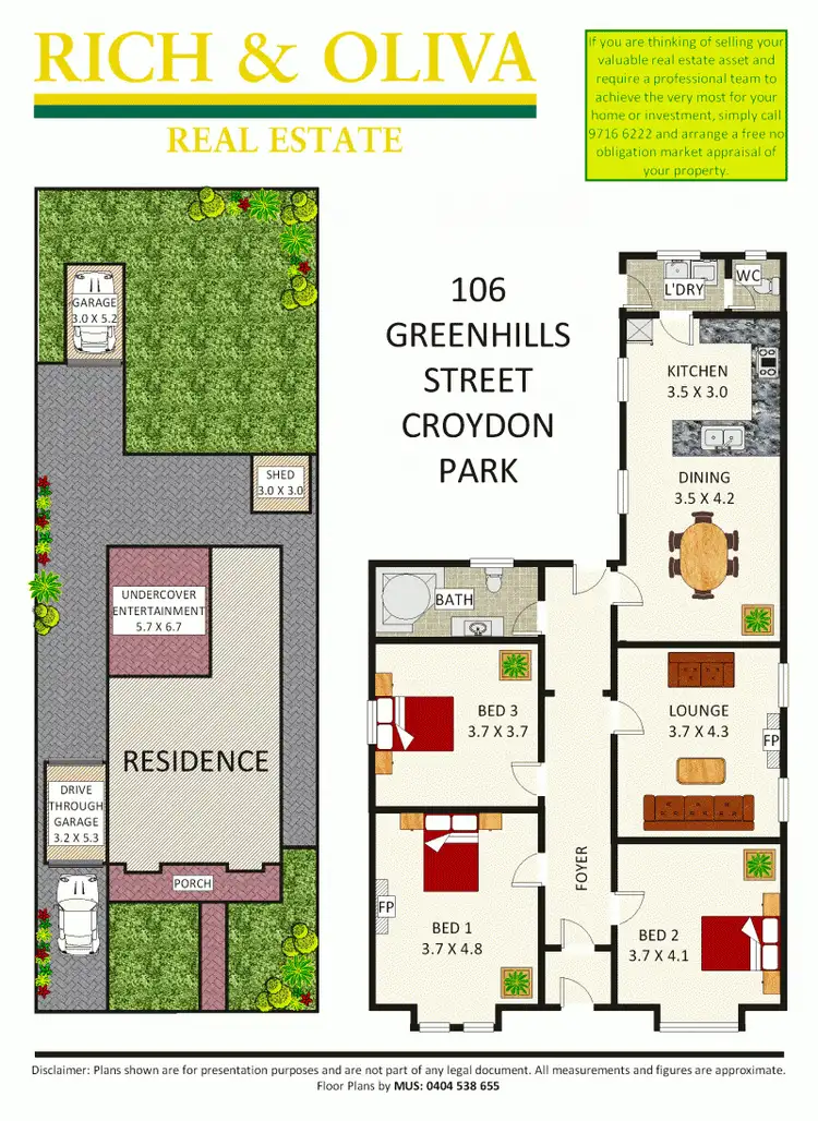 Floorplan of Homely house listing, 106 Greenhills Street, Croydon Park NSW 2133