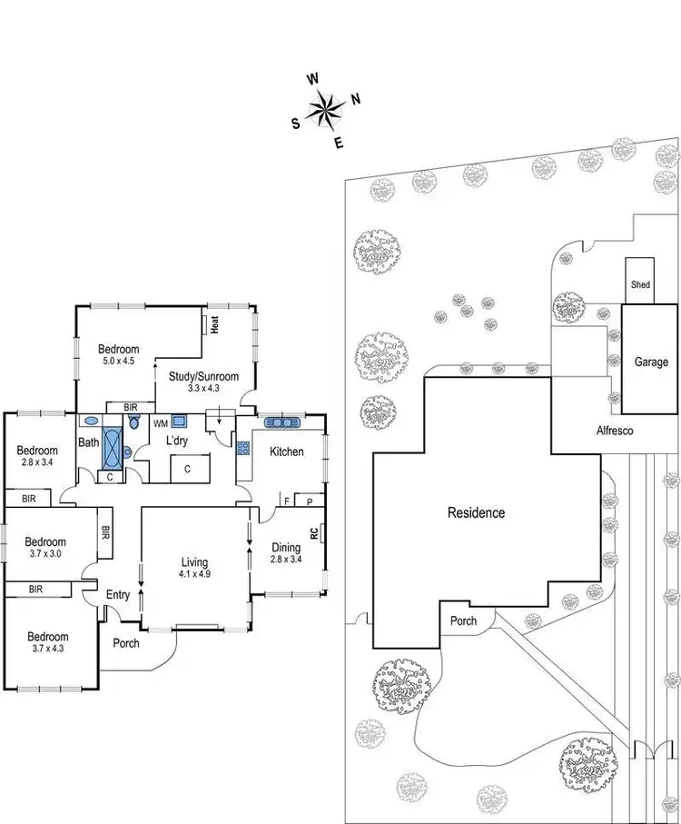 Floorplan of Homely house listing, 51 Stinton Avenue, Newtown VIC 3220