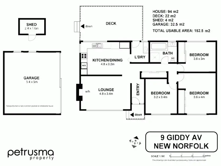 Floorplan of Homely house listing, 9 Giddy Avenue, New Norfolk TAS 7140