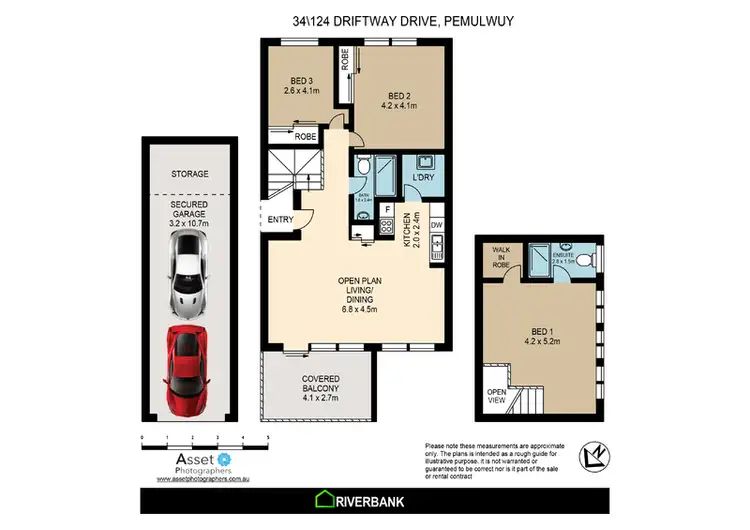 Floorplan of Homely unit listing, 34/124 Driftway Dr, Pemulwuy NSW 2145