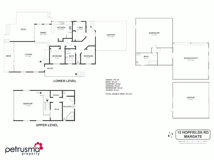 Floorplan of Homely house listing, 12 Hopfields Road, Margate TAS 7054