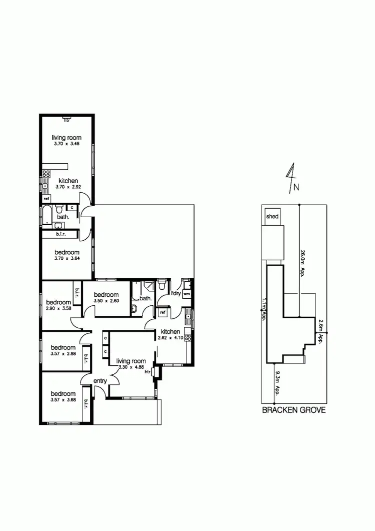 Floorplan of Homely house listing, 7 Bracken Grove, Altona VIC 3018