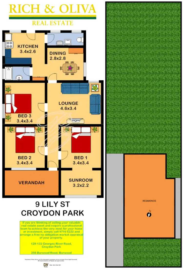 Floorplan of Homely house listing, 9 Lily Street, Croydon Park NSW 2133