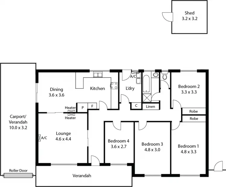 Floorplan of Homely house listing, 22 Whitbread Avenue, Klemzig SA 5087