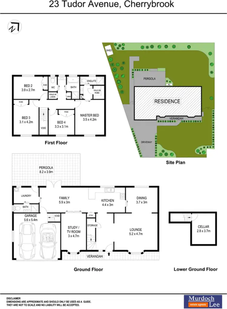 Floorplan of Homely house listing, 23 Tudor Avenue, Cherrybrook NSW 2126