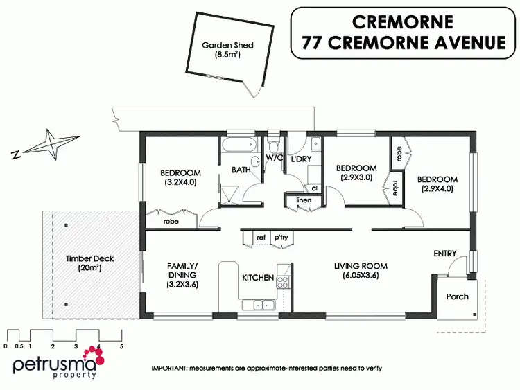 Floorplan of Homely house listing, 77 Cremorne Avenue, Cremorne TAS 7024