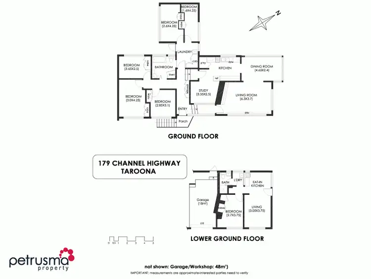 Floorplan of Homely house listing, 179 Channel Highway, Taroona TAS 7053
