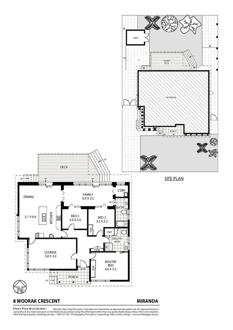 Floorplan of Homely house listing, 8 Woorak Crescent, Miranda NSW 2228
