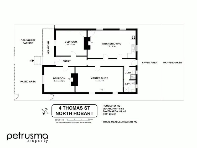 Floorplan of Homely house listing, 4 Thomas Street, North Hobart TAS 7000