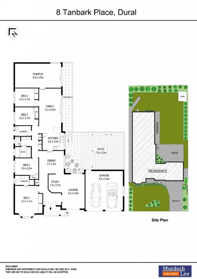 Floorplan of Homely house listing, 8 Tanbark Place, Dural NSW 2158