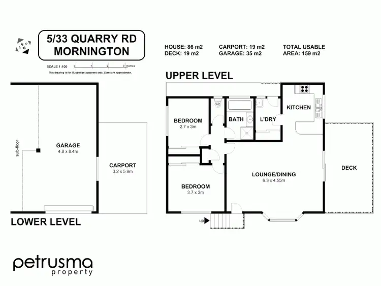 Floorplan of Homely unit listing, 5/33 Quarry Road,, Mornington TAS 7018