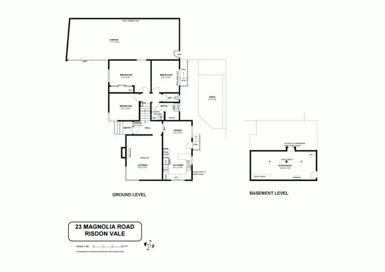 Floorplan of Homely house listing, 23 Magnolia Road, Risdon Vale TAS 7016
